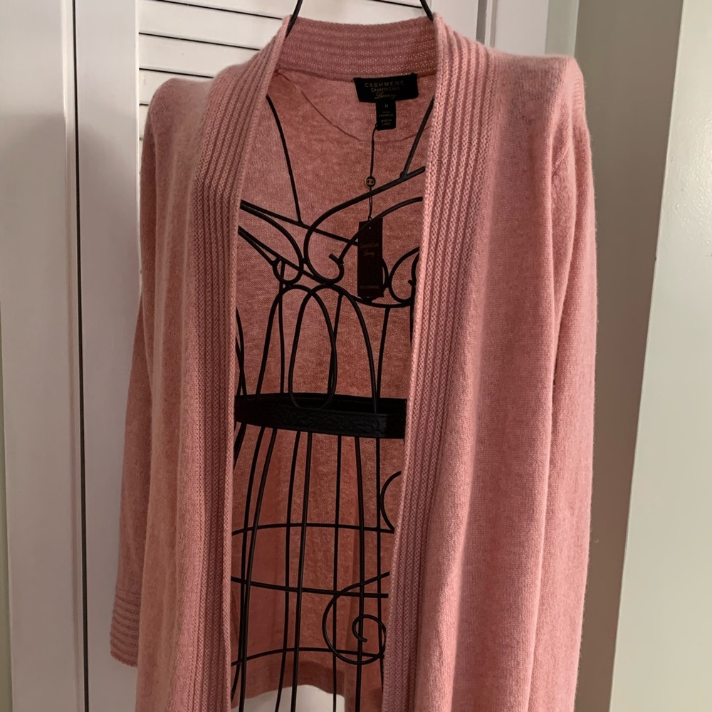 Charter Club 100% Cashmere Cardigan NWT
